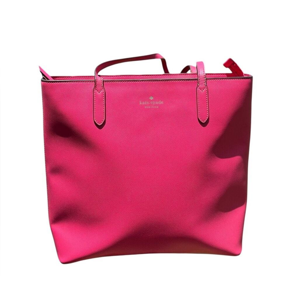 Kate Spade Pink Tote with Modern Silhouette - Picture 15 of 16